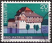 timbre du ProPatria du château de Hagenwil